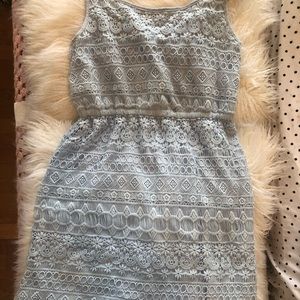 Light blue lace dress